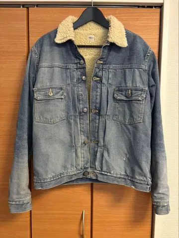 [ 새상품급 ] Ron Herman 론 헤르만 보아 데님 자켓 L 사이즈