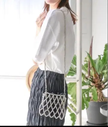 렙심 비즈 미니백