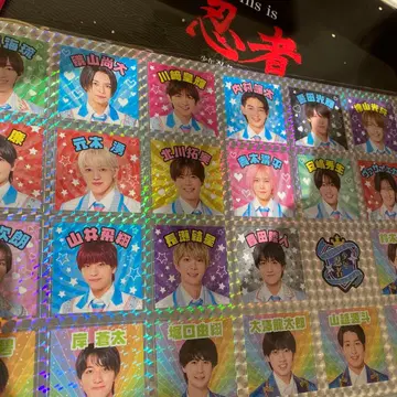 소년 닌자 스티커 닌 컬렉션 카드 세트