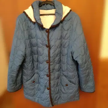 퀼팅 자켓 파랑