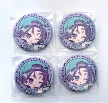 블루 록 파스텔 팝 캔뱃지 미카게 레오 4점