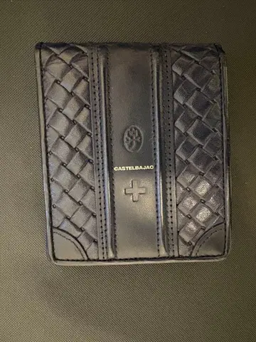 CASTELBAJAC 네이비 접이식 지갑