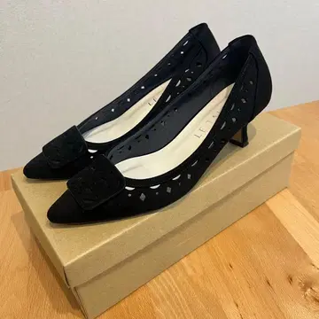 LE TALON 블랙 하이힐 23.5cm