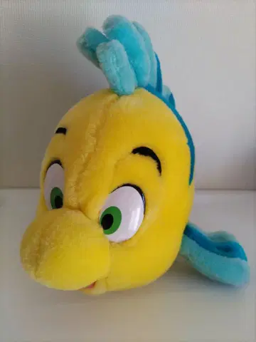 인어공주 플라운더 봉제 인형 디즈니씨