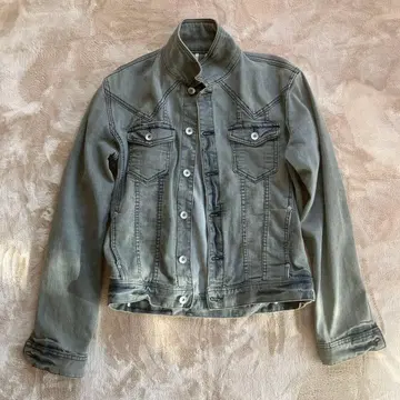 그레이 데님 자켓