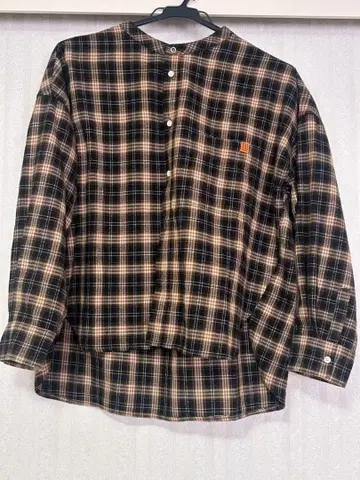 UNIVERSAL OVERALL 체크 무늬 긴팔 셔츠