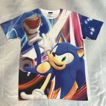소닉 더 헤지혹 T셔츠 미사용 택 포함 굿즈 SEGA