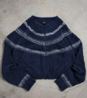 M and O 후와후와 보더 가디건