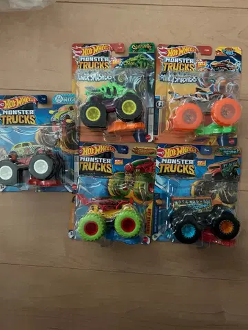 Hot Wheels 몬스터 트럭 5대 세트
