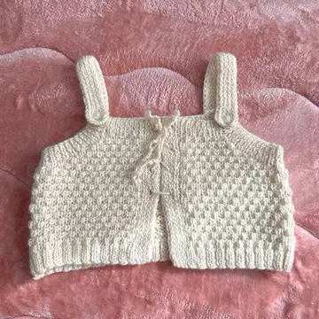 PAR ICI 손뜨개질 니트 베스트