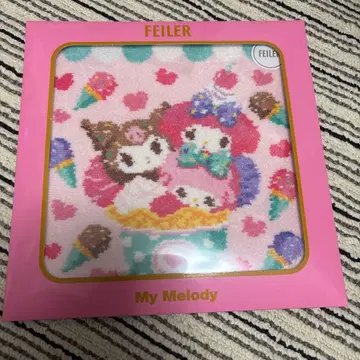 미사용 새상품 산리오 FEILER 페이러 마이멜로디 쿠로미