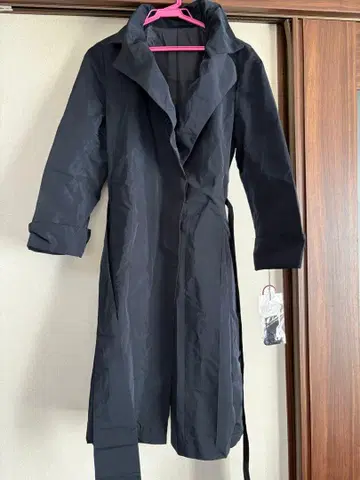 Porcamoore 네이비 트렌치코트