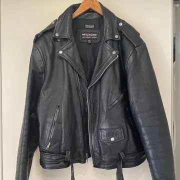WILSONS 가죽 라이더 자켓 XXL
