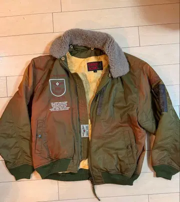 Exhaust Sound b-15 밀리터리 자켓 올리브 그린