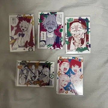 팬텀 버스터즈 팬 버스 팝업 추억 장난 트레이딩 카드 5장 세트