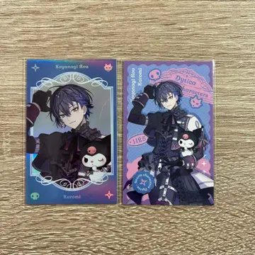 니지산지 Dytica x 산리오 캐릭터즈 랜덤 사진풍 카드 코야나기 로우