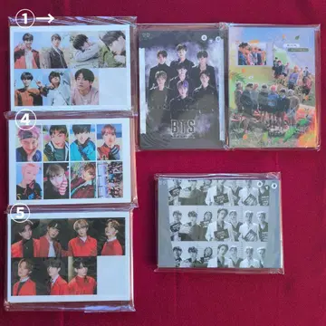 BTS 메모장 대 올 한국 제작자님 장미