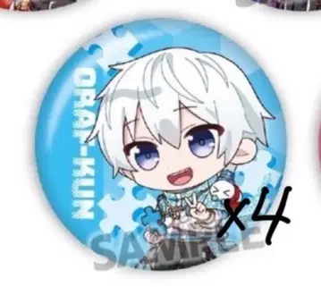 도즈루사 5주년 애니메이트 캔 배지 (오라후 군) x 4개