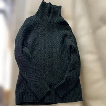 유나이티드 애로우즈 터틀넥 니트 그린 L 사이즈