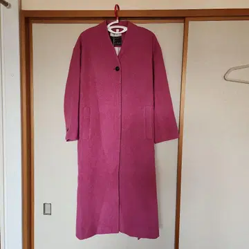 etter relie 핑크 롱 코트 36