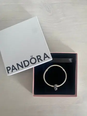 판도라 실버 달 모티브 팔찌