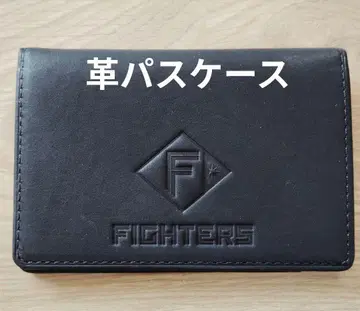 FIGHTERS 미즈노 그랩 가죽 패스 케이스 미사용 새상품급