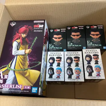 유유백서 A상 쿠라마 소프트 비닐 피규어 6체 세트