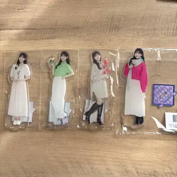 오쿠다 이로하 탁상 달력용 아크릴 스탠드 4개 세트