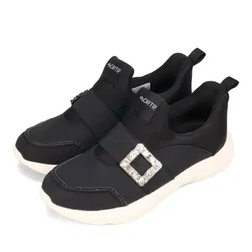 오리엔탈 트래픽 순간 핏 핸즈프리 비쥬 버클 스니커즈