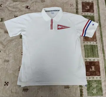Champion 피케 셔츠 X-LARGE 화이트