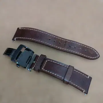 ORIENT STAR 오리엔트 스타/브라운 가죽 벨트