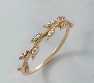 agete 아가트 월계수 로럴 리프링 K10