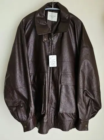 FREAK'S STORE 인조 가죽 블루종