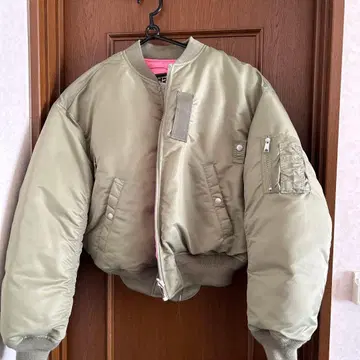 H&M H2 MA-1 플라이트 자켓 올리브 그린