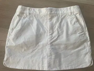 TaylorMade 여성용 골프 스커트 화이트 미사용 새상품 L 사이즈