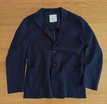 ESTNATION 네이비 테일러드 자켓