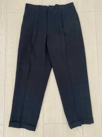 60년대 울 개버딘 슬랙스 블랙