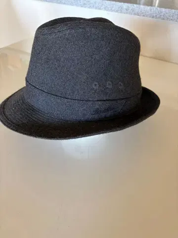 Borsalino 그레이 펠트 햇 57cm