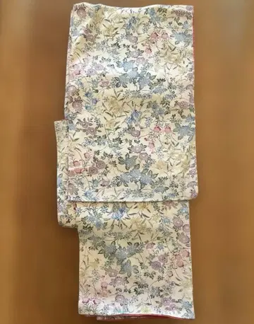 코몬 이중 기모노 크레이프 원단 새상품급