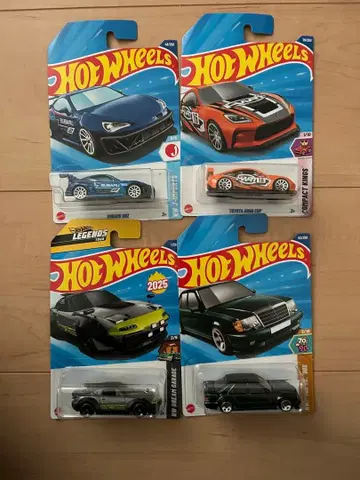 핫휠 복권 돈키호테 한정판 4대 세트