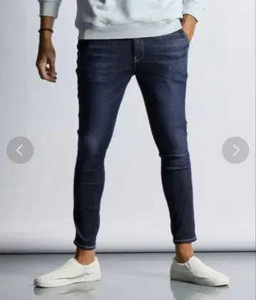 [ 정가 14,300엔 ] 슈퍼 스트레치 ISKO(이스코) 데님 M