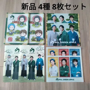 새상품 Mrs. GREEN APPLE 미세스 로손 비주얼 시트 8매