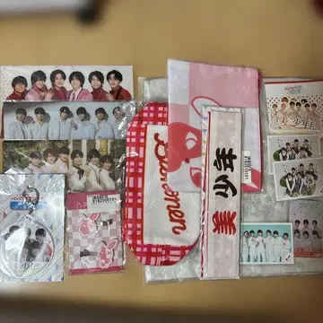 미소년 굿즈 스티커 토트백 미니 사진