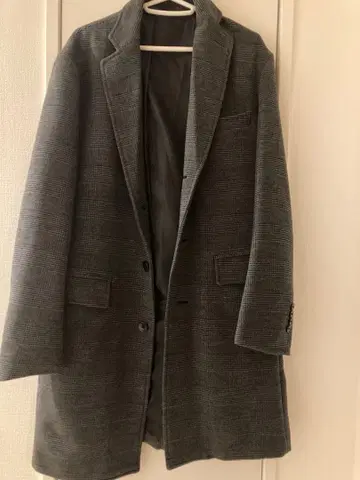 그레이 체스터 코트 M 사이즈