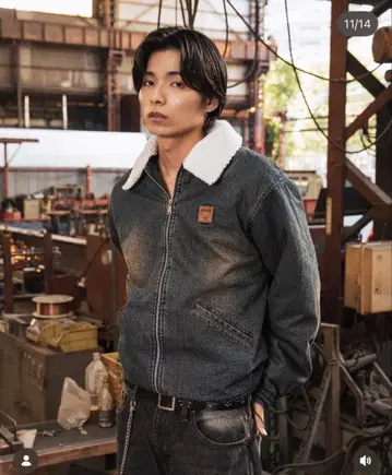 That's life Duck Boa Jacket 네이비