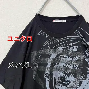 KA258 [ US 수입 ] 유니클로 반팔T셔츠 [ 남성용L ] 블랙