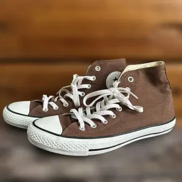 CONVERSE 브라운 하이컷 스니커즈