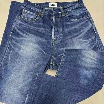 BIG JOHN 스트레이트 데님 다크 블루