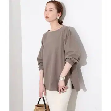 SLOBE IENA 40/분또 보트넥 뉴앙스 풀오버