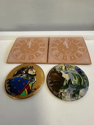 지브리 파크 한정판 지구옥 엘프의 공주 드워프의 왕 캔뱃지